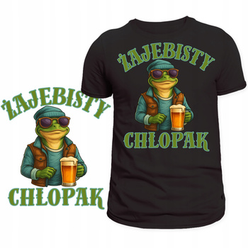 Koszulka Na Dzień Chłopaka Super Prezent Żajebisty Chłopak Nadruk HIT