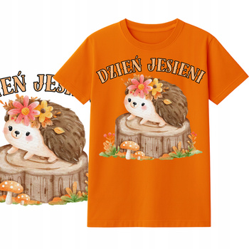 Koszulka na Dzień Jesieni dla Dzieci Nadruk do Szkoły i Przedszkola