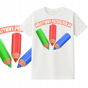 Koszulka dla Dzieci na Dzień Przedszkolaka Nadruk do Przedszkola