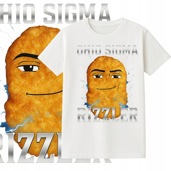 T-Shirt Dziecięcy Koszulka Ohio Sigma Rizzler Śmieszny Prezent