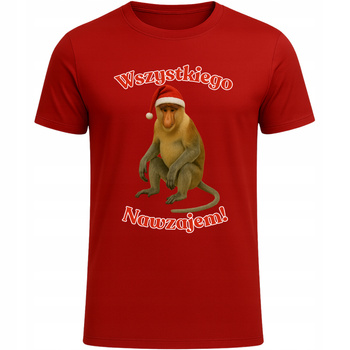 Koszulka Świąteczna Śmieszny Nadruk HIT Super Prezent Święta Gwiazdka