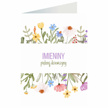 Kartka okolicznościowa - Imieniny, dziewczyny