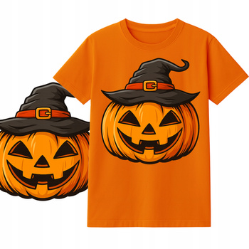 Koszulka na HALLOWEEN dla Dzieci Dynia Super Nadruk z Motywem Dyni