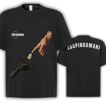 T-SHIRT OVERSIZE ZDOPINGOWANI WZÓR 4
