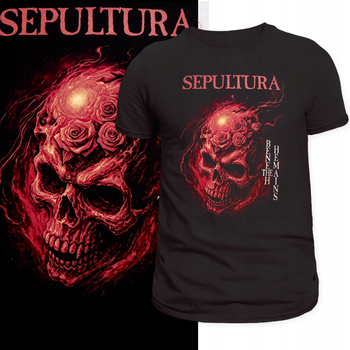 Koszulka Sepultura Groove Thrash Black Metal Nadruk T-Shirt Prezent