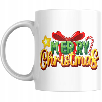 Kubek Na Święta Gwiazdkę Prezent na Mikołaja Mikołajki Merry Christmas