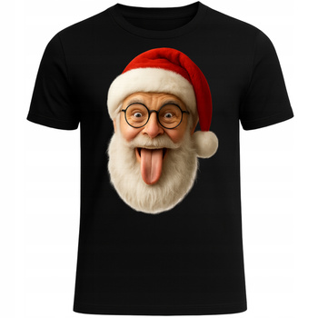 Koszulka Świąteczna Śmieszna z Nadrukiem Idealna na Prezent pod Choinkę