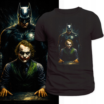 Koszulka Batman Joker DC Comics Film Klasyk Nadruk HD T-Shirt Prezent