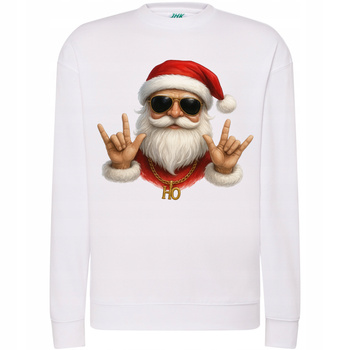 Bluza Świąteczna Mikołaj w Okularach Super Prezent Idealny na Święta