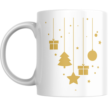 Kubek Na Święta Gwiazdkę Prezent na Mikołaja Mikołajki Ozdoby Choinkowe