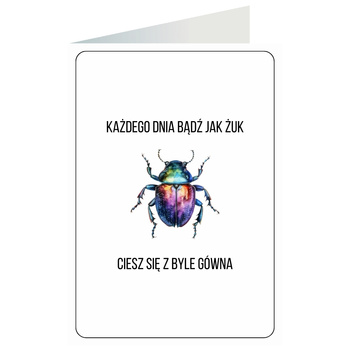 Kartka okolicznościowa - Żuk