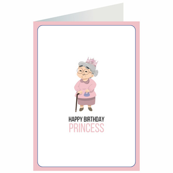 Kartka okolicznościowa - Happy birthday, princess