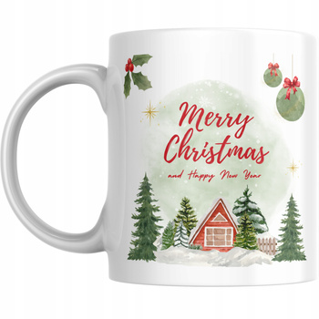 Kubek Na Święta Gwiazdkę Prezent na Mikołaja Mikołajki Merry Christmas