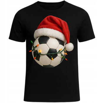 Koszulka Świąteczna Piłkarska z Motywem Bożonarodzeniowym na Prezent