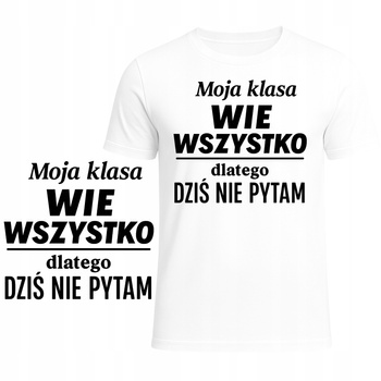 Koszulka Humorystyczny Nadruk Nauczyciel Prezent Na Dzień Nauczyciela