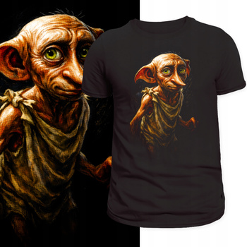 Koszulka Harry Potter Zgredek Film Nadruk HD T-Shirt na Prezent