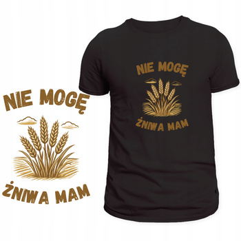 T-Shirt dla Rolnika Męska Koszulka Super HIT Nadruk Lato Żniwa Prezent