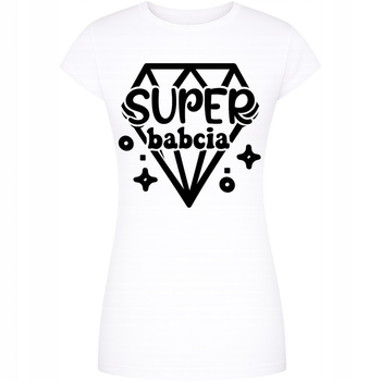 Koszulka Na Dzień Babci Z Nadrukiem Super Babcia HIT Prezent Dla Babci