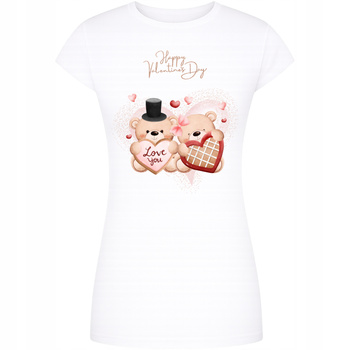 Koszulka Na Walentynki Ekstra Nadruk MISIE Prezent Dla Drugiej Połówki