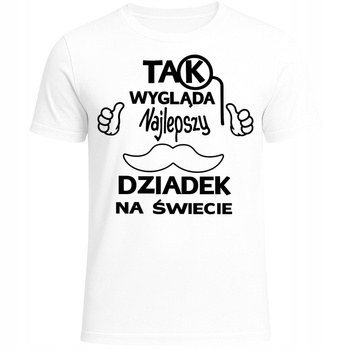 Koszulka Na Dzień Dziadka Z Nadrukiem Śmieszny Prezent Dla Dziadka HIT