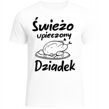 Koszulka Na Dzień Dziadka Z Nadrukiem Super Zabawny Prezent Dziadek HIT