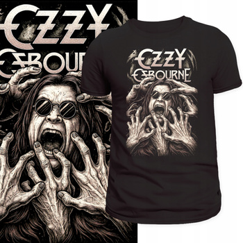 Koszulka Ozzy Osbourne Black Sabbath Rock Heavy Metal Nadruk HD Prezent