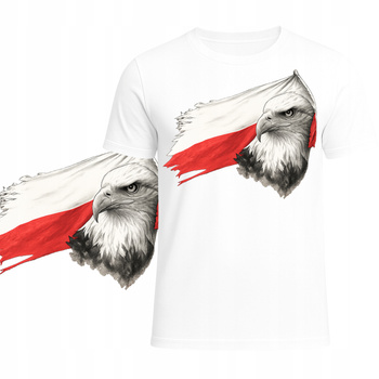 Koszulka Patriotyczna Święto Niepodległości Polska Super Nadruk Prezent