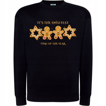 Bluza Świąteczna It's The Sweetest Time Ciastka Super Prezent Gwiazdka