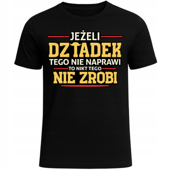 Koszulka Na Dzień Dziadka Z Nadrukiem Zabawny Prezent Dla Super Dziadka