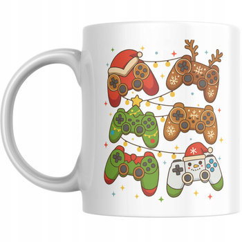 Kubek Na Święta Gwiazdkę Prezent Boże Narodzenie Mikołajki dla Gracza Pad