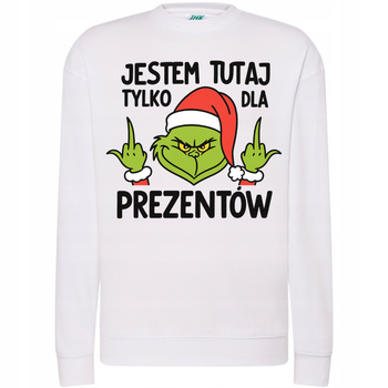 Bluza Świąteczna Śmieszna Grinch Humorystyczna Super Prezent na Święta