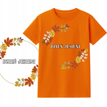 Koszulka dla Dzieci na Dzień Jesieni Nadruk do Szkoły i Przedszkola