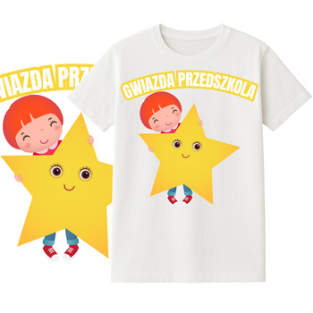 Koszulka na Dzień Przedszkolaka dla Dzieci Nadruk do Przedszkola