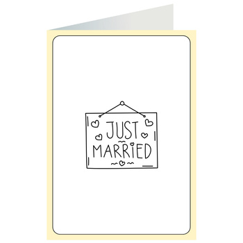 Kartka okolicznościowa - Just married