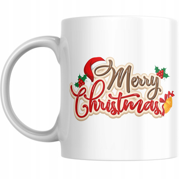 Kubek Na Święta Gwiazdkę Prezent na Mikołaja Mikołajki Merry Christmas