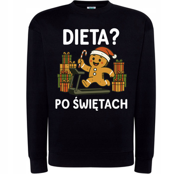 Bluza Świąteczna Dieta Po Świętach Zabawny Piernik Super Prezent Święta