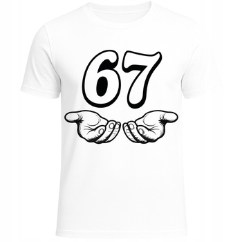 Koszulka Dziecięca Modna 67 SIX SEVEN Super HIT Prezent na Święta