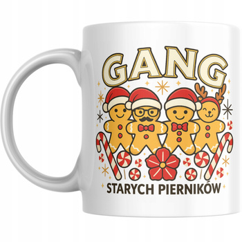 Kubek Na Święta Gwiazdkę Prezent Boże Narodzenie Mikołajki Gang Pierników