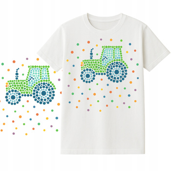 Koszulka na Dzień Kropki dla Dzieci Nadruk do Przedszkola Szkoły