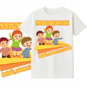 Koszulka na Dzień Przedszkolaka dla Dzieci Nadruk do Przedszkola