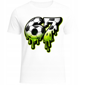 Koszulka Dziecięca 67 VIRAL HIT SIX SEVEN Modna Piłka Nożna Prezent