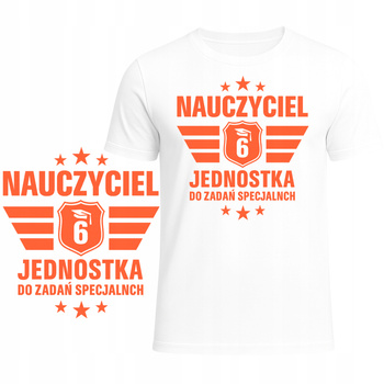 Koszulka Na Dzień Nauczyciela Zabawny Nadruk Nauczyciel Super Prezent