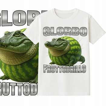 T-Shirt Dziecięcy Koszulka Brainrot Glorbo Fruttodrillo Prezent