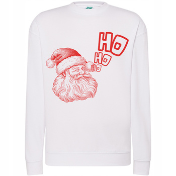 Bluza Świąteczna Klasyczna Mikołaj Ho Ho Retro Styl Prezent Świąteczny