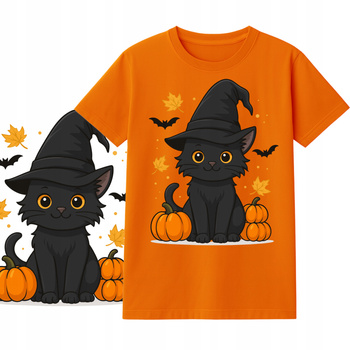 Koszulka na HALLOWEEN dla Dzieci Dynia Super Nadruk z Motywem Dyni