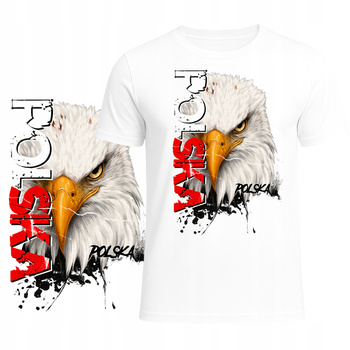 Koszulka Patriotyczna Polska Święto Niepodległości Super Nadruk Prezent
