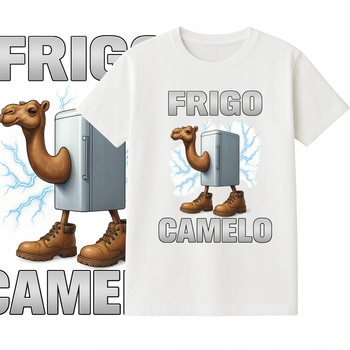 T-Shirt Dziecięcy Koszulka Zabawny Brainrot Frigo Camelo Prezent
