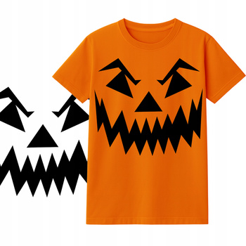 Koszulka na HALLOWEEN dla Dzieci Super Nadruk ze Strasznym Motywem