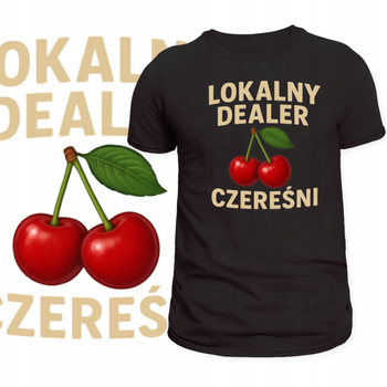 Koszulka Dla Sprzedawcy Czereśni Śmieszny Nadruk Dealer Czereśnie Gift