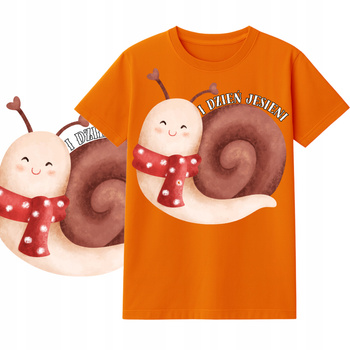 Koszulka na Dzień Jesieni dla Dzieci Nadruk do Szkoły i Przedszkola